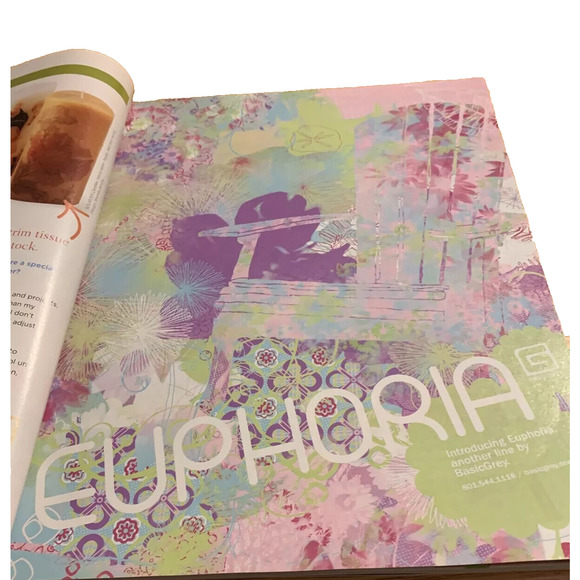 Scrapbooks etc Aug Sept 2008 Magazine top tricks 2 page layouts photos school - Picture 7 of 10